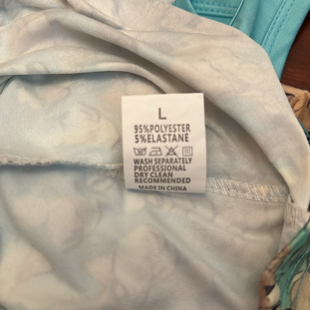 NWOT Woman’s Size Large tank Pink/grey - Picture 5 of 5